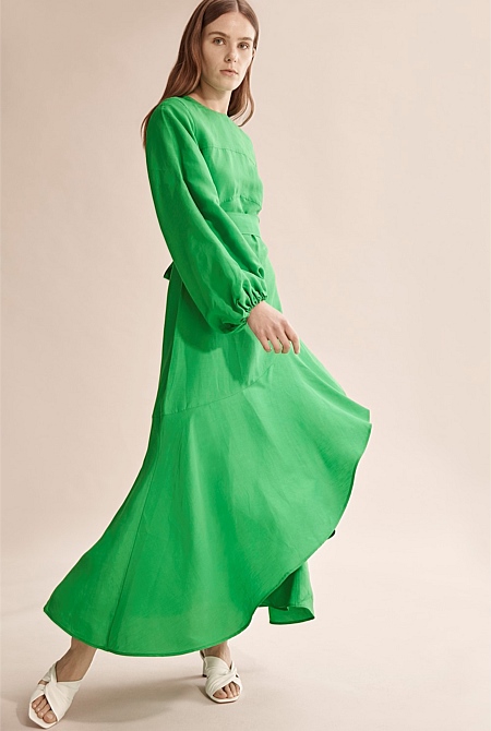 emerald green strappy sequin dress