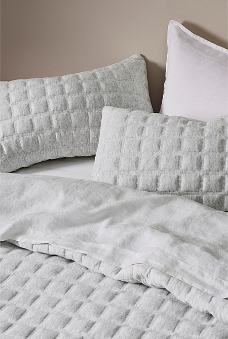 Pale Grey Monn King Quilt Cover Bed, Pale Grey Duvet Cover